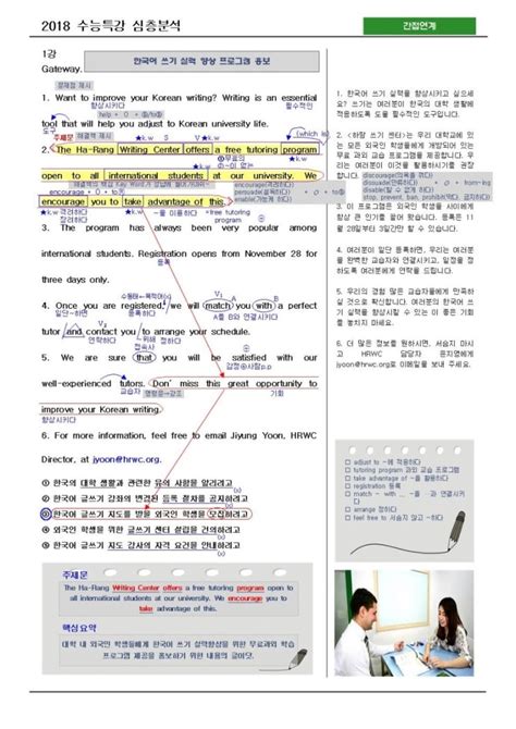 ♥ 2018 Ebs 수능특강 영어특강 심층분석 및 변형 문제 영어공부 혼자하기 [1강]♥ 네이버 블로그