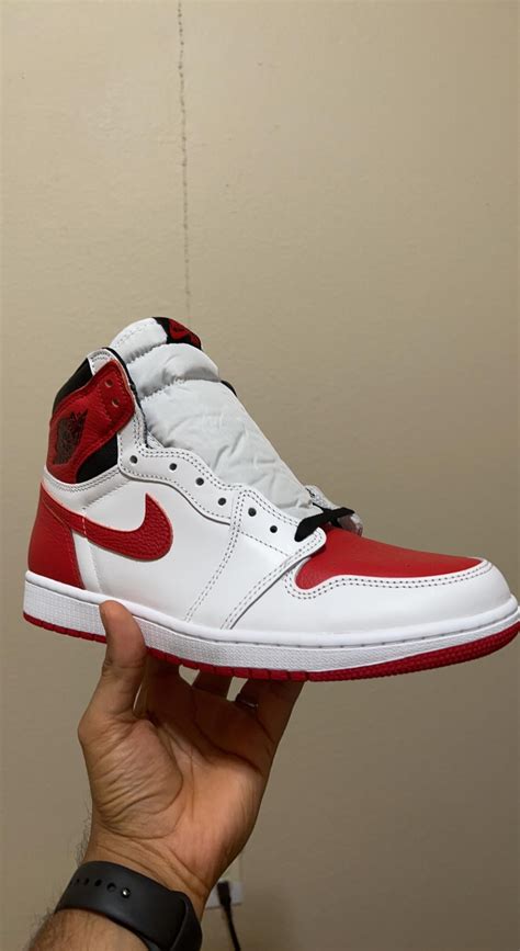 Jordan 1 retro OG heritage to custom Jordan 1 hybrid. : r/SNKRS