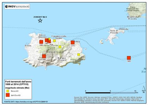 Seismic Event Update Near The Island Of Ischia Na The Historical