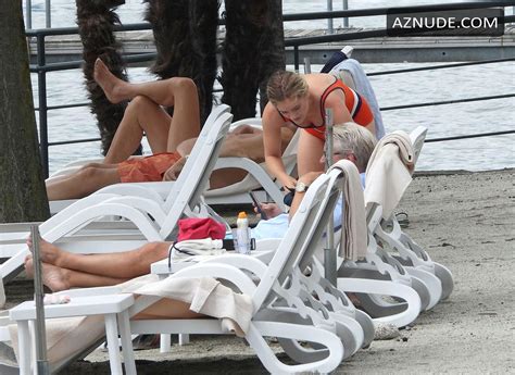 Alicia Agneson Sexy Flashes Her Nude Tits In Lake Como AZNude