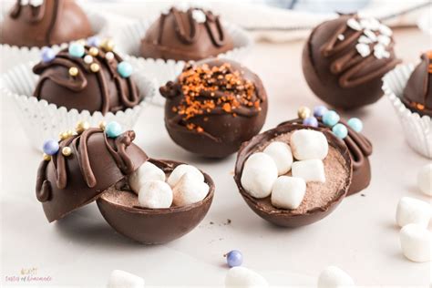 Hot Chocolate Bombs - Tastes of Homemade