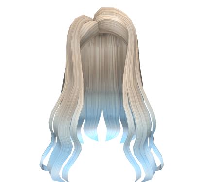 Sorority Girl Hair Blonde To Blue Roblox ID