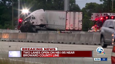 Nb I 95 Lanes Reopen After Crash South Of Boca Raton