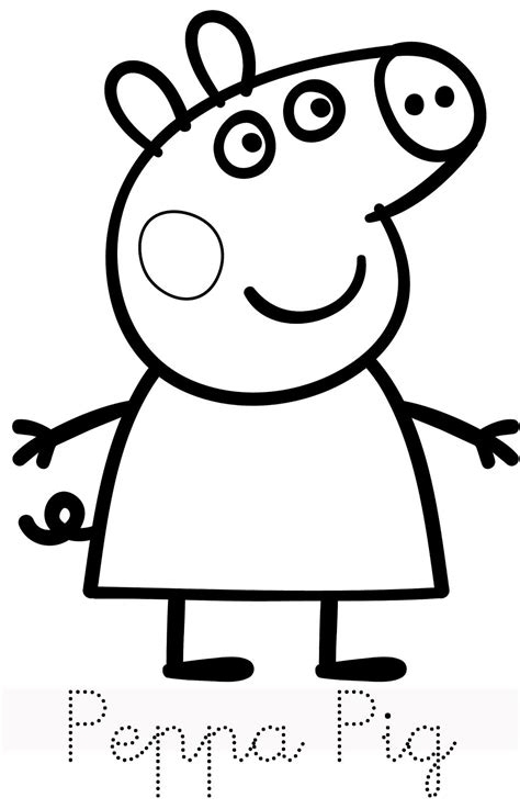 Peppa Pig Coloring Pages - AZ Coloring Pages | Peppa pig colouring ...