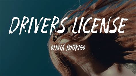 Olivia Rodrigo Drivers License Lyrics Cover By Ally Salort Youtube