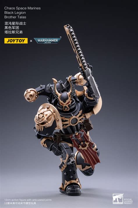 JoyToy WH40K Black Legion Chaos Space Marines Brother Talas Narghast