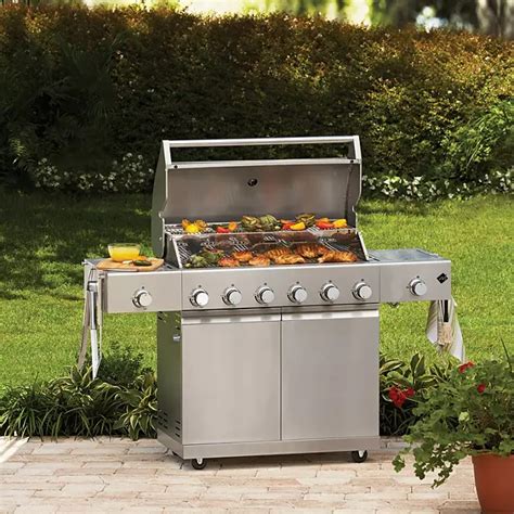 Members Mark Stainless Steel 6 Burner Gas Grill Sams Club