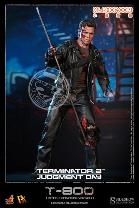 Hot Toys Dx13 Terminator 2 Judgment Day 1 6th Scale T 800 Battle Damaged Version