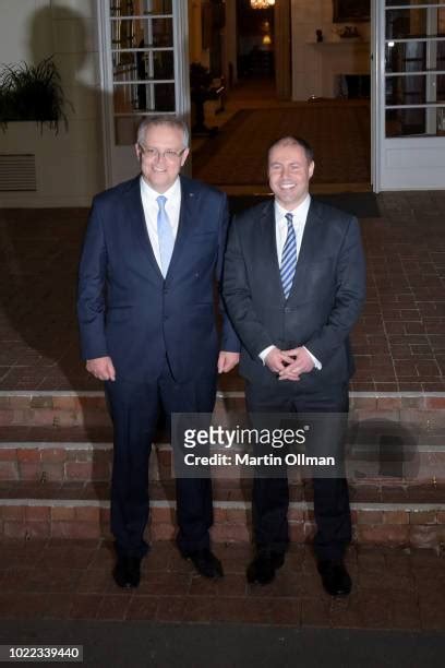 32 Scott Morrison Sworn In As 30th Prime Minister Of Australia Stock