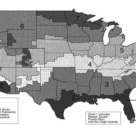 The U.S. Climatic Zones | Download Scientific Diagram