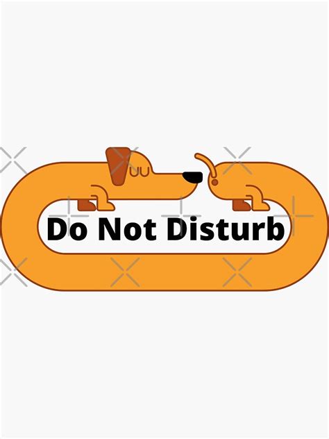 Do Not Disturb Sticker For Sale By Riley Gallery Redbubble