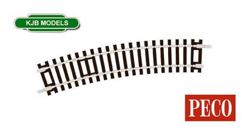 OO Gauge PECO ST 220 No 1 Radius Standard Curve SETRACK Code 100 KJB