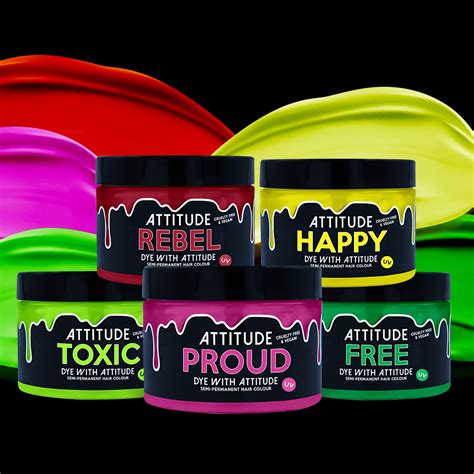 Attitude Hair Dye Attitude Hair Dye Rave Ready Uv Semi Permanent Hair