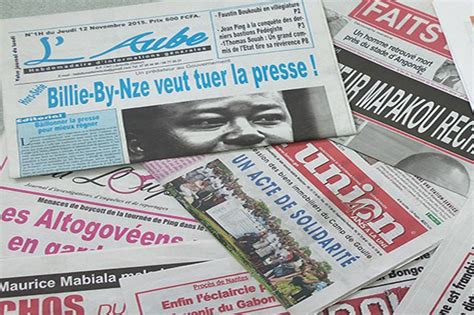 Gabon Anniversaire Journ E Mondiale De La Libert De La Presse Mai