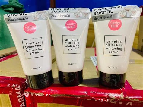 Cathydoll Armpit Bikini Line Whitening Scrub Size 75 Gram Beauty Shop