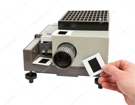 Slide projector isolated Stock Photo by ©jacklondon 23916967