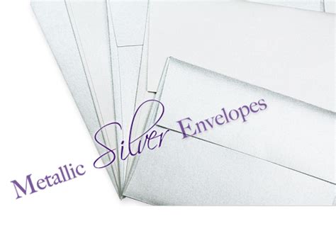 Silver Metallic Envelopes | Blank & Printed In 48hrs | LCI Paper