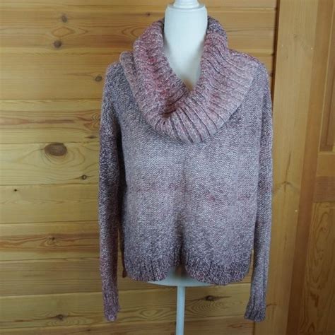 American Eagle Chunky Cowl Knit Sweater Size Large EBay