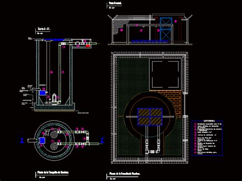 Chemical Dosing Pump Station Drawing Cad Template Dwg Cad 48 Off