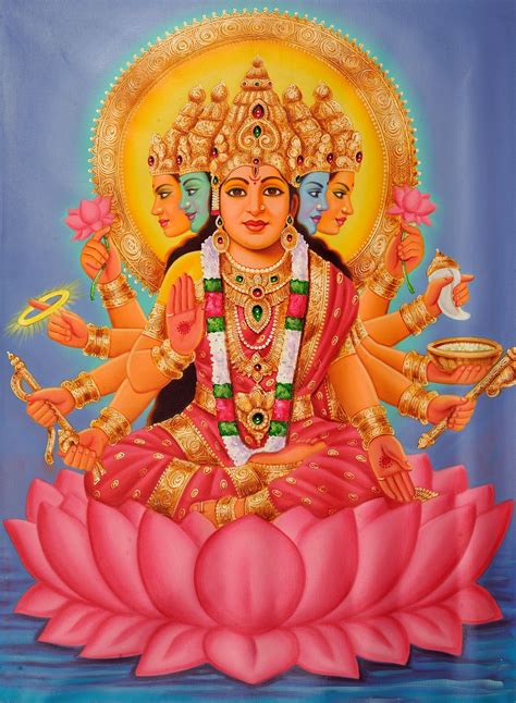 Goddess Gayatri | Shiva parvati images, Kali goddess, Gayatri devi