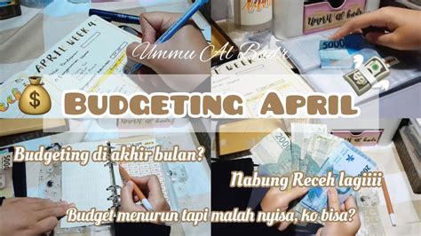 BUDGETING APRIL Week 4 Budgeting Mingguan Nabung Receh Ibu Rumah