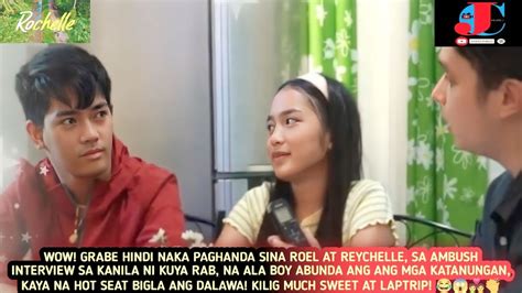 Wow Na Hot Seat Sina Roel At Reychelle Sa Mala Abundang Interview Sa