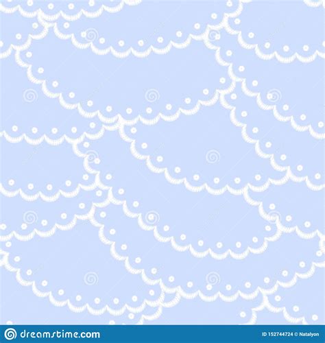 Set Of Seamless Scalloped Vector Borders CartoonDealer 38301571