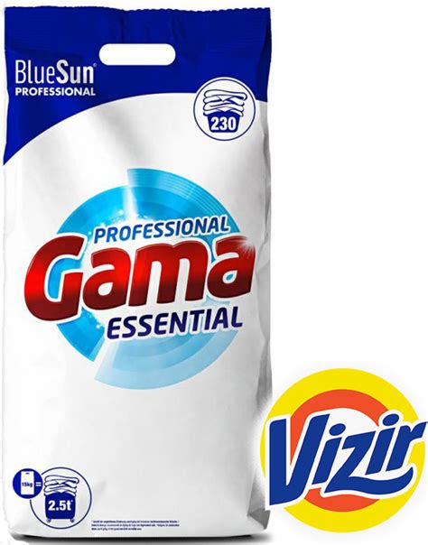 Vizir Gama Professional Essential prací prášek 15 kg 230 PD od 549 Kč