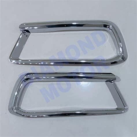 Jual List Garnis Cover Ring Chrome Foglamp Depan New Mobilio