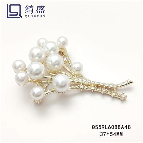 Diamond Encrusted High Grade Brooch Female Silk Scarf Buckle Alloy