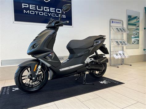 Motorrad Peugeot Speedfight T Schwarz Matt Black Serie