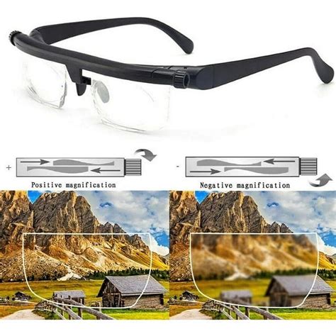 Dial Vision Adjustable Focus Prescription Eyewear -6D to +3D ...