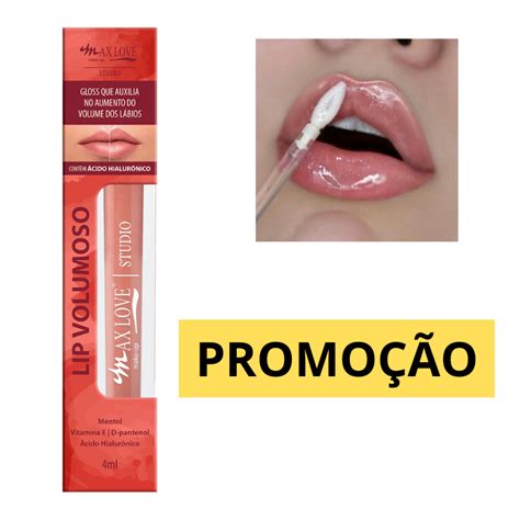 Gloss Lip Volumoso Numero Aumenta Boca Vegano Max Love Ml