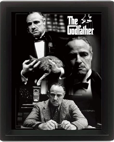 GODFATHER - montage Framed 3Dposter | Sale at EuroPosters