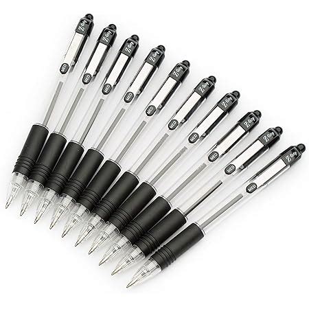 Amazon Amazon Basics Retractable Ballpoint Pen Black 12 Pack