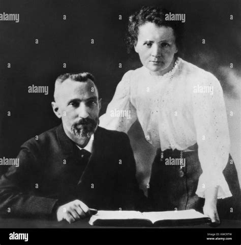 Pierre Curie And Marie Sklodowska Curie C The