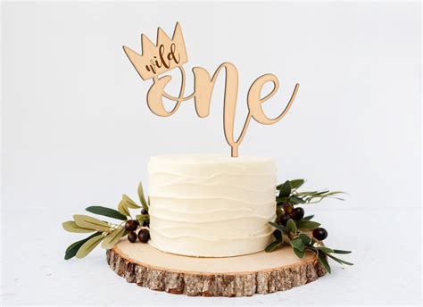 1st Birthday Party Themes First Birthday Cake Topper Wild One