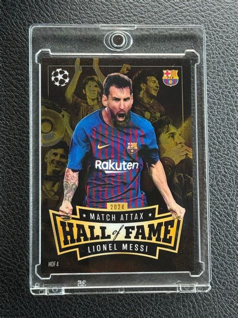 Lionel Messi HALL OF FAME 2024 2025 TOPPS MATCH ATTAX MINT Hobbies