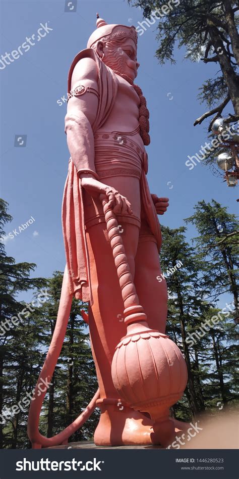 Hanuman Ji Big Idol Jakoo Temple Stock Photo 1446280523 Shutterstock