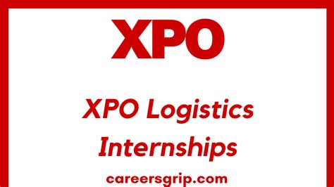 Xpo Logistics Internship Apply Now Careers Grip