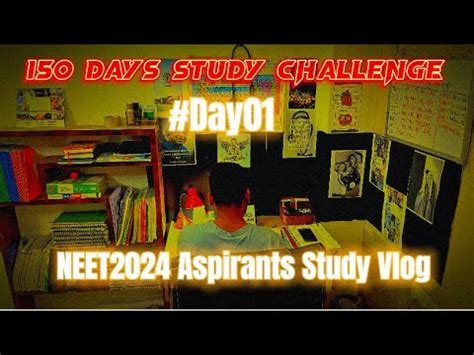 Days Study Challenge Day Study Vlog Neet Aspirant Study