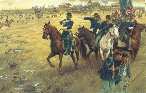 Battle Of Chickamauga Painting at PaintingValley.com | Explore ...