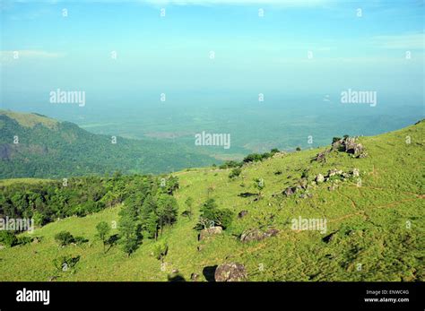 Greenery And Hill View Stock Photo Alamy