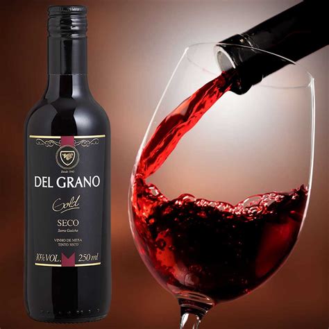 Vinho Tinto De Mesa Seco Del Grano Gold Serra Ga Cha Ml