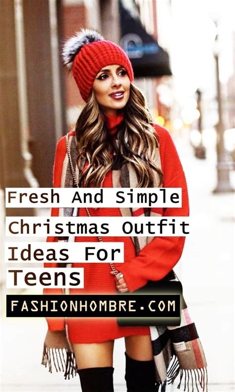 32 Fresh And Simple Christmas Outfit Ideas For Teens