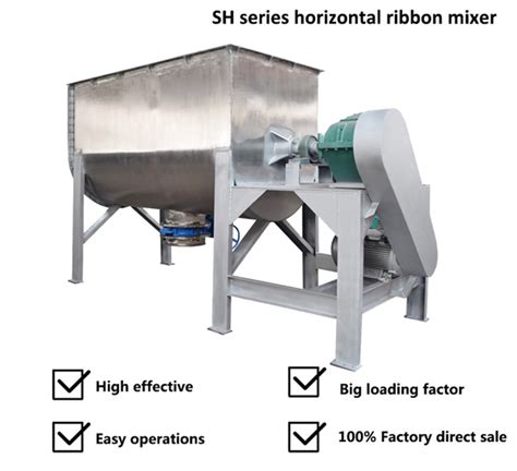 Fertilizer Ribbon Mixer Dahan Vibration Machinery Co Ltd