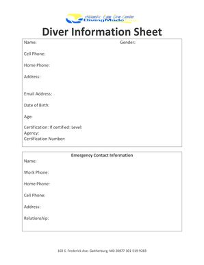 Fillable Online Aquarium V Pdf Atlantic Edge Dive Center Fax Email