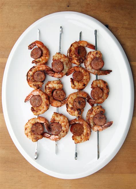 Shrimp And Chorizo Skewer Recipe Popsugar Food