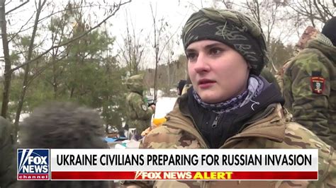 Ukrainians Prepare For Possible Russian Invasion Fox News Video