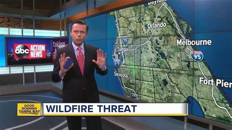 Crews Battle Brush Fire In Hernando County Youtube